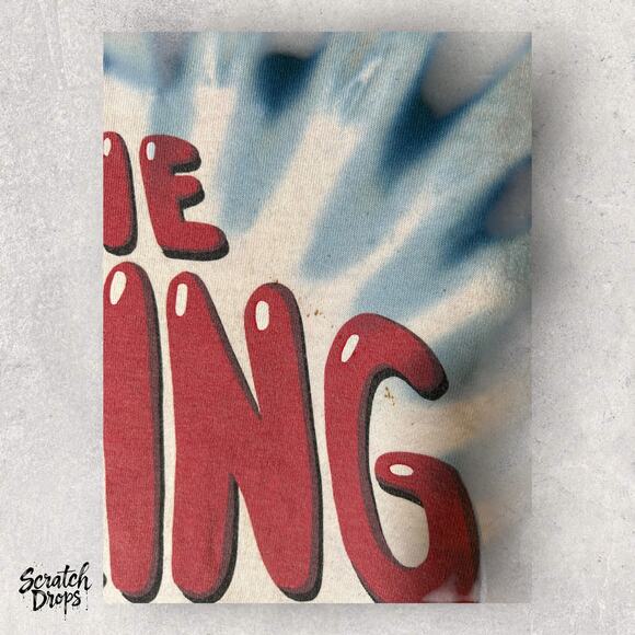 Vintage Fruit of the Loom Rolling Stones Tie-Dye T-Shirt Size XL Retro Band Tee - Picture 2 of 7